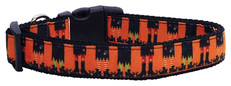 Witches Brew Nylon Dog Collar XL